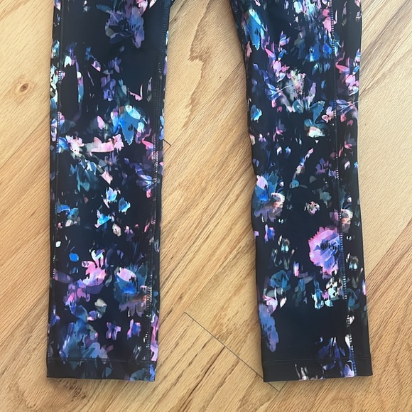 RBX ultra hold cropped leggings XS extra small pockets new floral abstract crop - Picture 5 of 14
